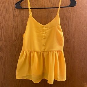 Peplum tank top